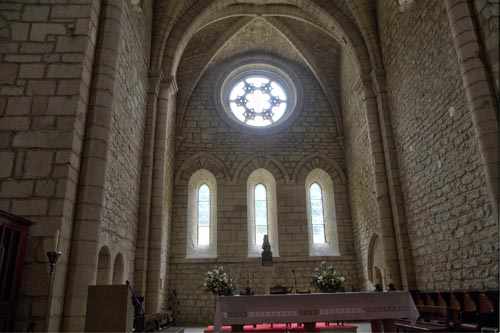Capilla mayor de la iglesia de Irantzu